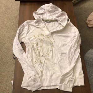 Hooded long sleeve shirt